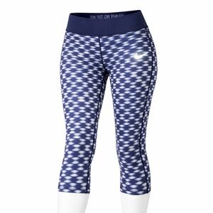 Nike Dri Fit Pants Leggings Small Blue/Green Run Fast Live Fearless Capri Size S